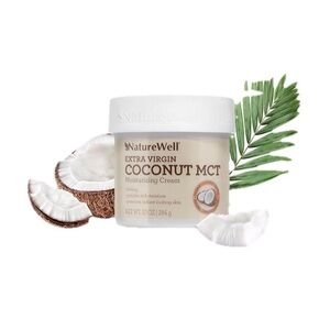 NATURE WELL Clinical Extra Virgin Coconut MCT Moisturizing Cream for Face Body